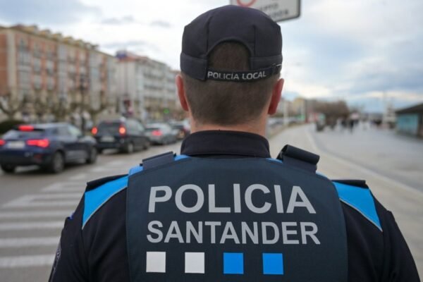 Conductora ebria choca contra cuatro coches aparcados en Santander
