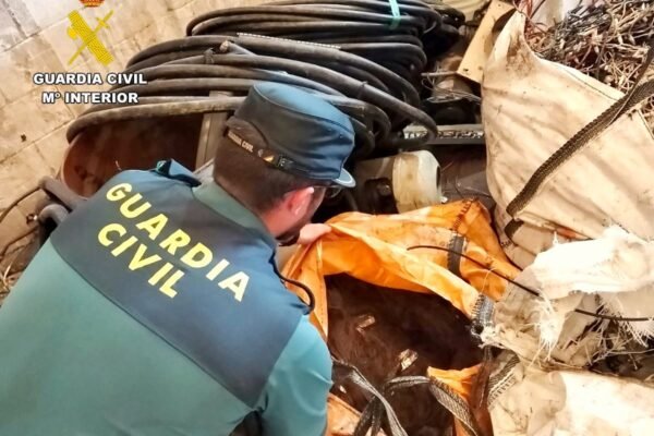 Seis detenidos por robo de cableado de cobre en Cantabria y Asturias