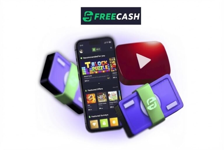 Freecash: Gana dinero viendo vídeos de YouTube de forma divertida y sencilla